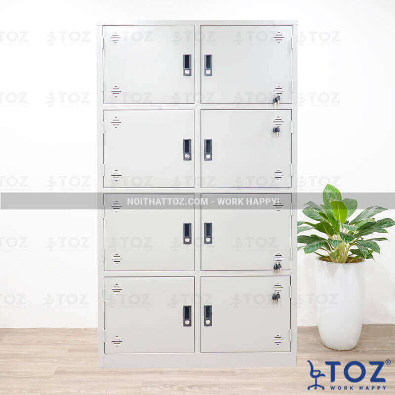 Tủ locker 8 ô TLK08 - TOZ Furniture