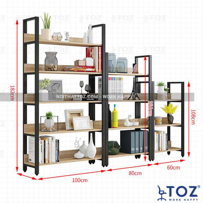 Hệ kệ trang trí Model KG02 - TOZ - Số 1 nội thất văn phòng