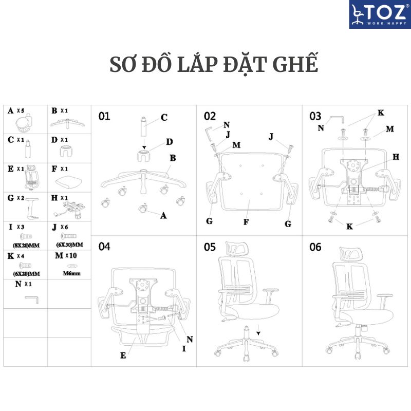 So do lap Ghe cong thai hoc Ergonomic H943 5