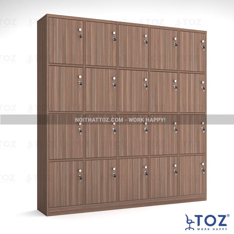 Tủ locker gỗ 20 ô LKG20