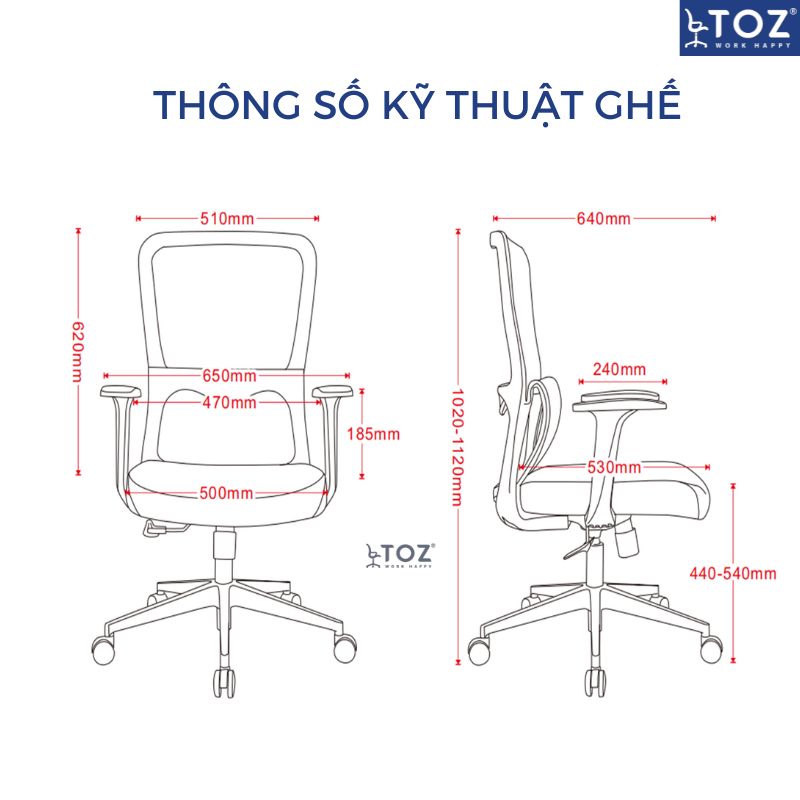 ghe xoay luoi bh2508 5